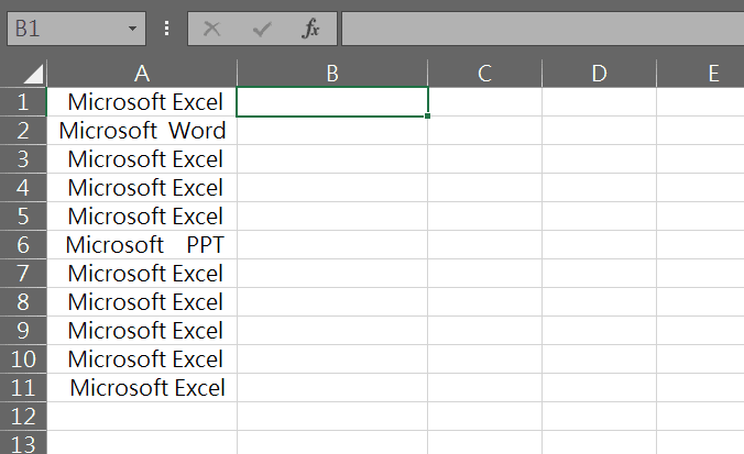 excel 刪除空白 trim