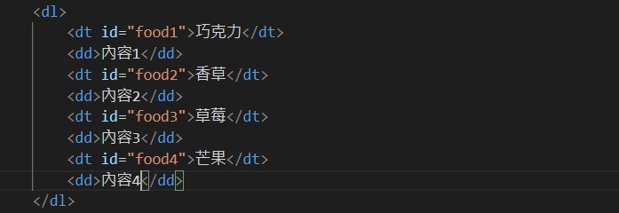 Html 頁內超連結