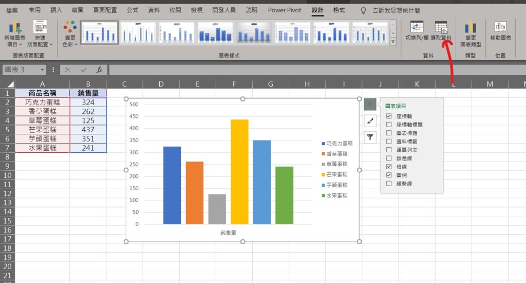 excel 圖表順序