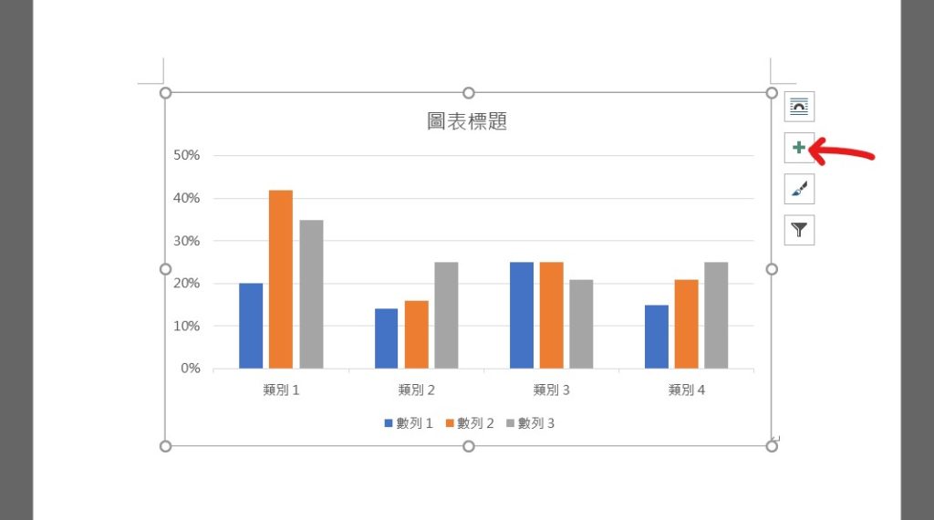 word ppt excel 隱藏圖表座標軸