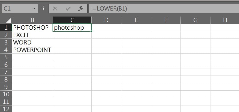 excel 大小寫轉換 首字大寫 第一個字母大寫 英文轉全大寫