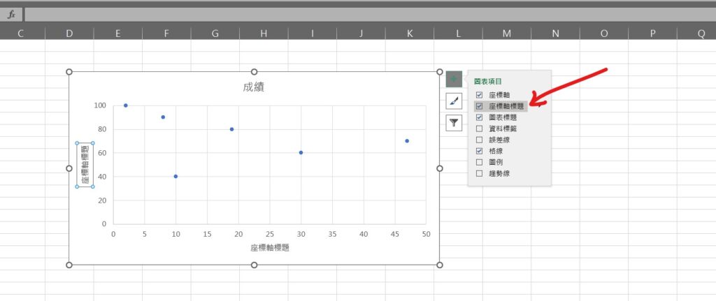 excel xy散佈圖