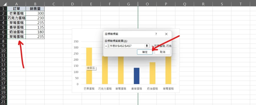 excel x軸 文字